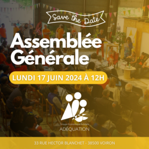 assemblée générale du groupe adéquation lundi 17 juin de 12h à 13h30