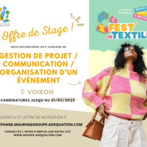 offre de stage fest'in textile